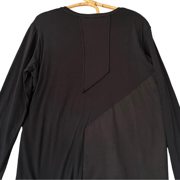 Army of Me | Black Asymmetrical Layered Long Sleeve Top Size S Emo Goth - Picture 6 of 12